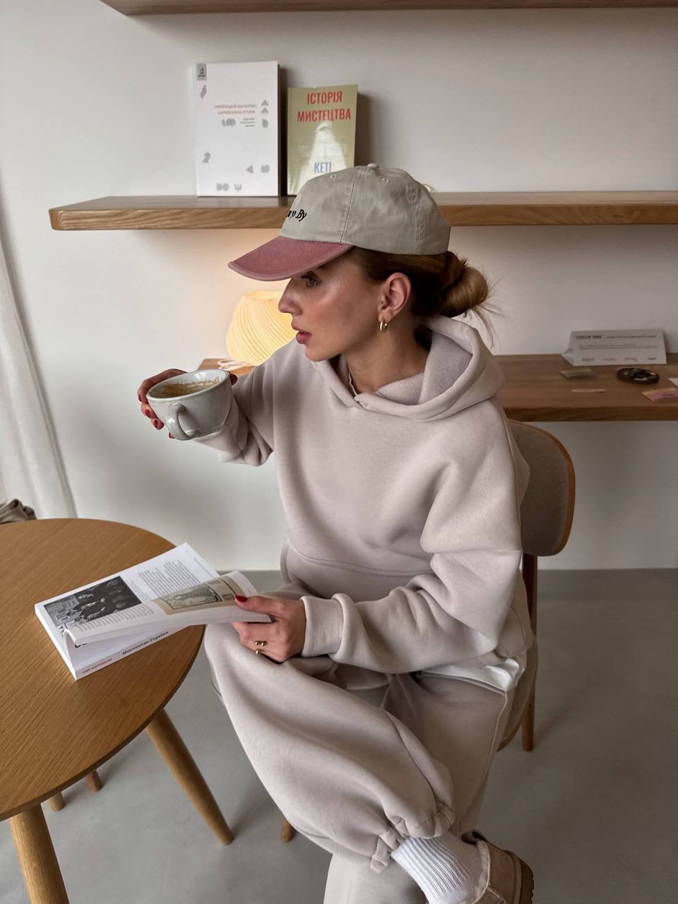 Kreminis laisvalaikio kostiumas “Cream Soft Lounge Set”