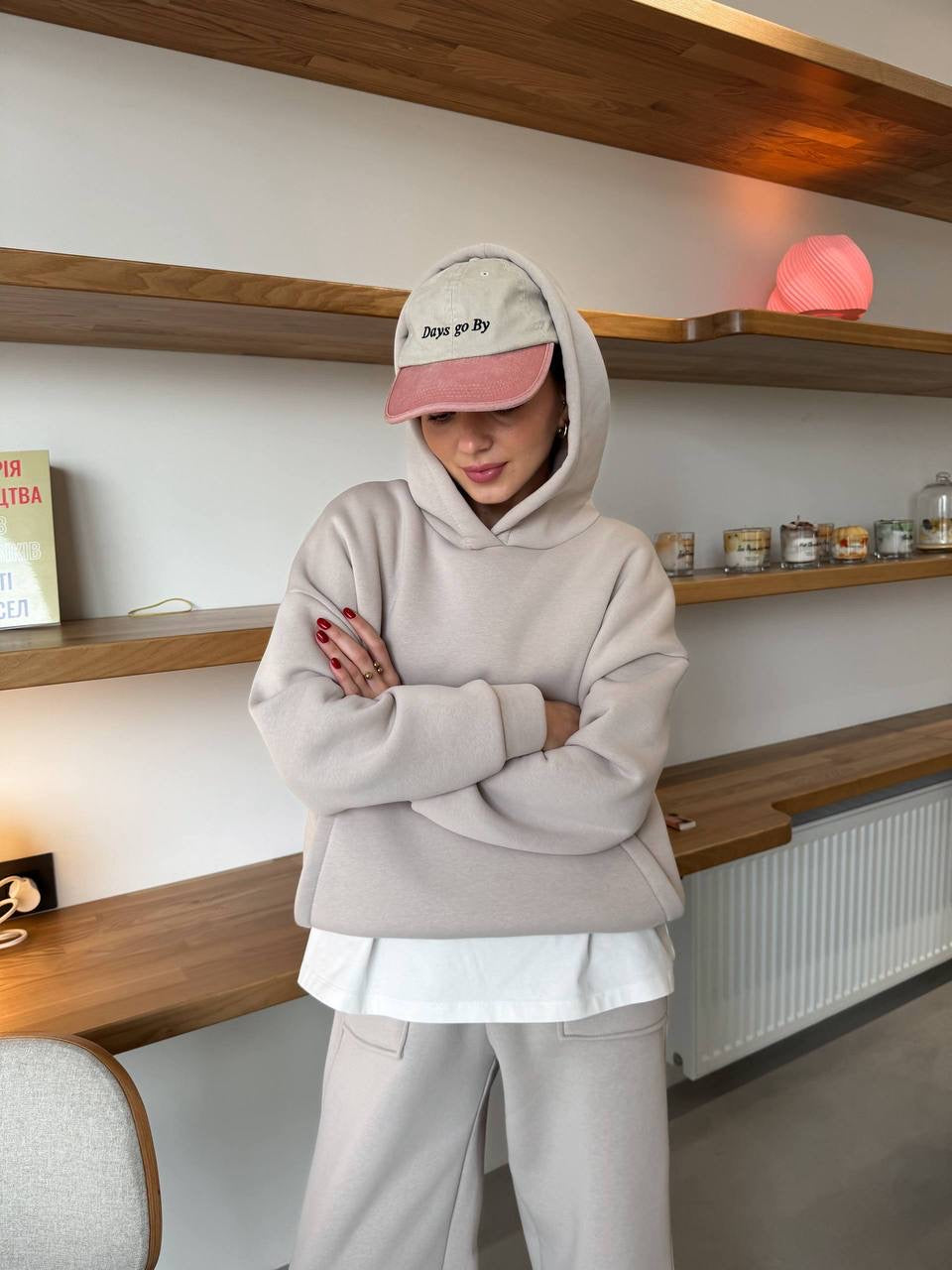 Kreminis laisvalaikio kostiumas “Cream Soft Lounge Set”