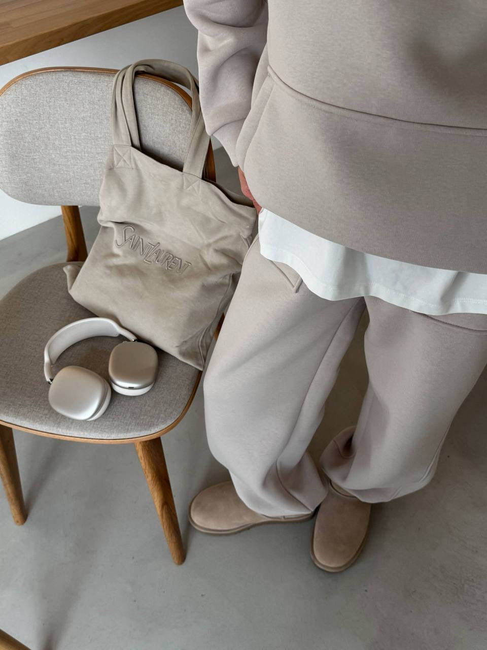 Kreminis laisvalaikio kostiumas “Cream Soft Lounge Set”