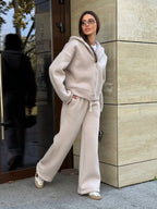 Kreminis zip kostiumas “Cream Urban Zip Set”