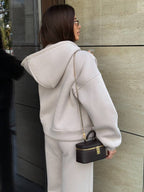 Kreminis zip kostiumas “Cream Urban Zip Set”