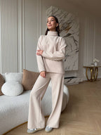 PREORDER: Kreminis angoros kostiumas “Cream Angora Soft Set”