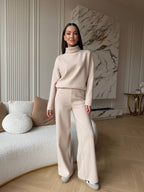 PREORDER: Kreminis angoros kostiumas “Cream Angora Soft Set”