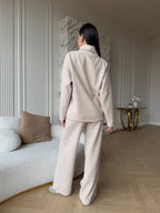 PREORDER: Kreminis angoros kostiumas “Cream Angora Soft Set”