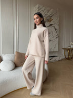 PREORDER: Kreminis angoros kostiumas “Cream Angora Soft Set”