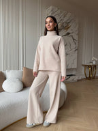 PREORDER: Kreminis angoros kostiumas “Cream Angora Soft Set”