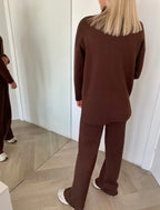 Šokoladinis viskozės ir medvilnės kostiumėlis – Chocolate Soft Blend Set