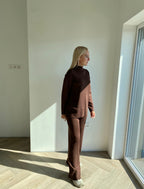 Šokoladinis viskozės ir medvilnės kostiumėlis – Chocolate Soft Blend Set