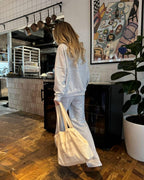 Pilkas trisiūlės medvilnės kostiumas „Elowen Cotton Set“