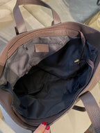 Natūralios odos šokoladinės spalvos rankinė “Chocolate Leather Elegance”