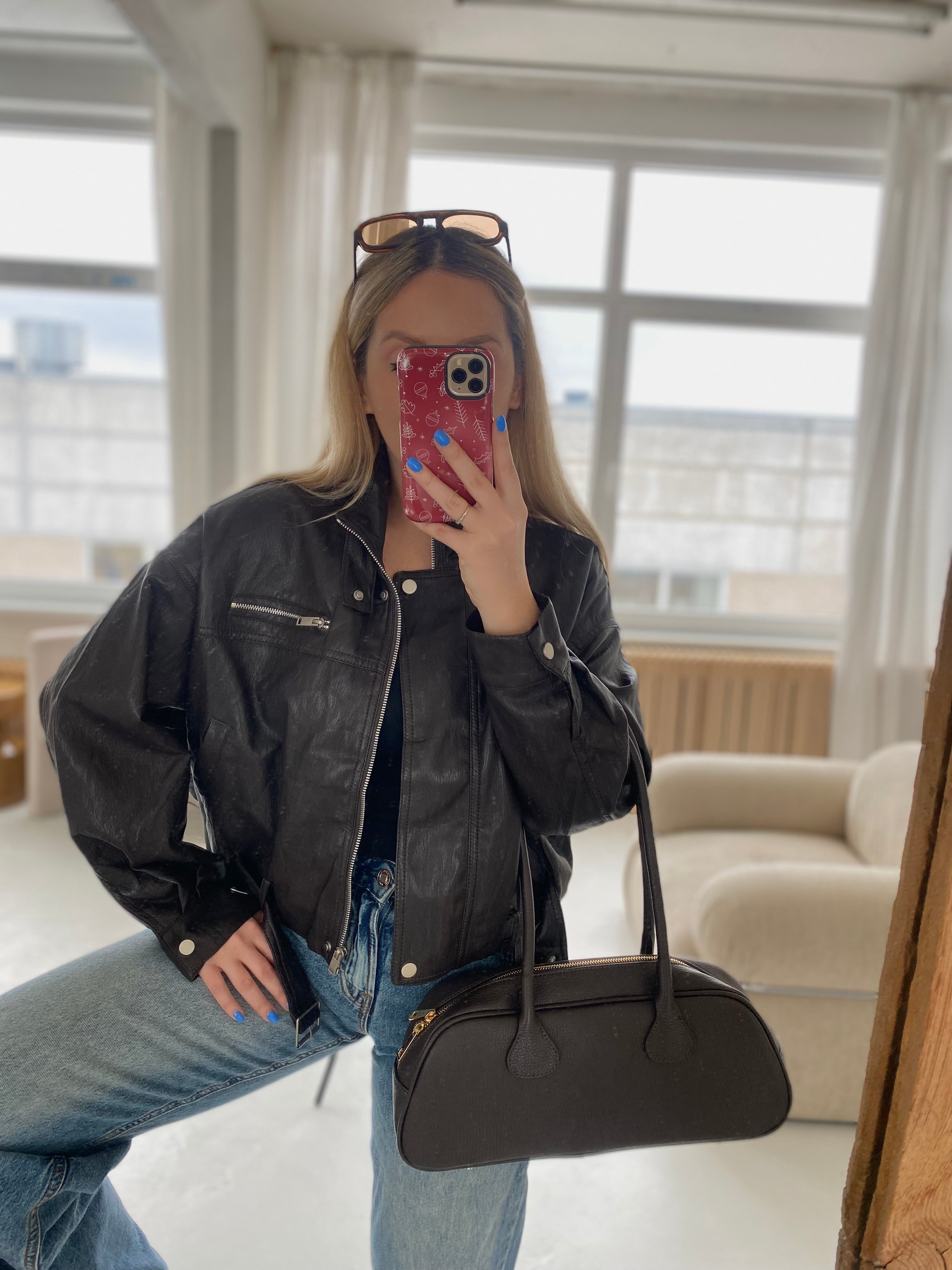 Natūralios odos rankinė ruda „Arden Leather Bag“