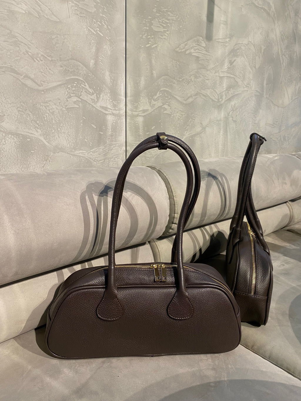 Natūralios odos rankinė ruda „Arden Leather Bag“