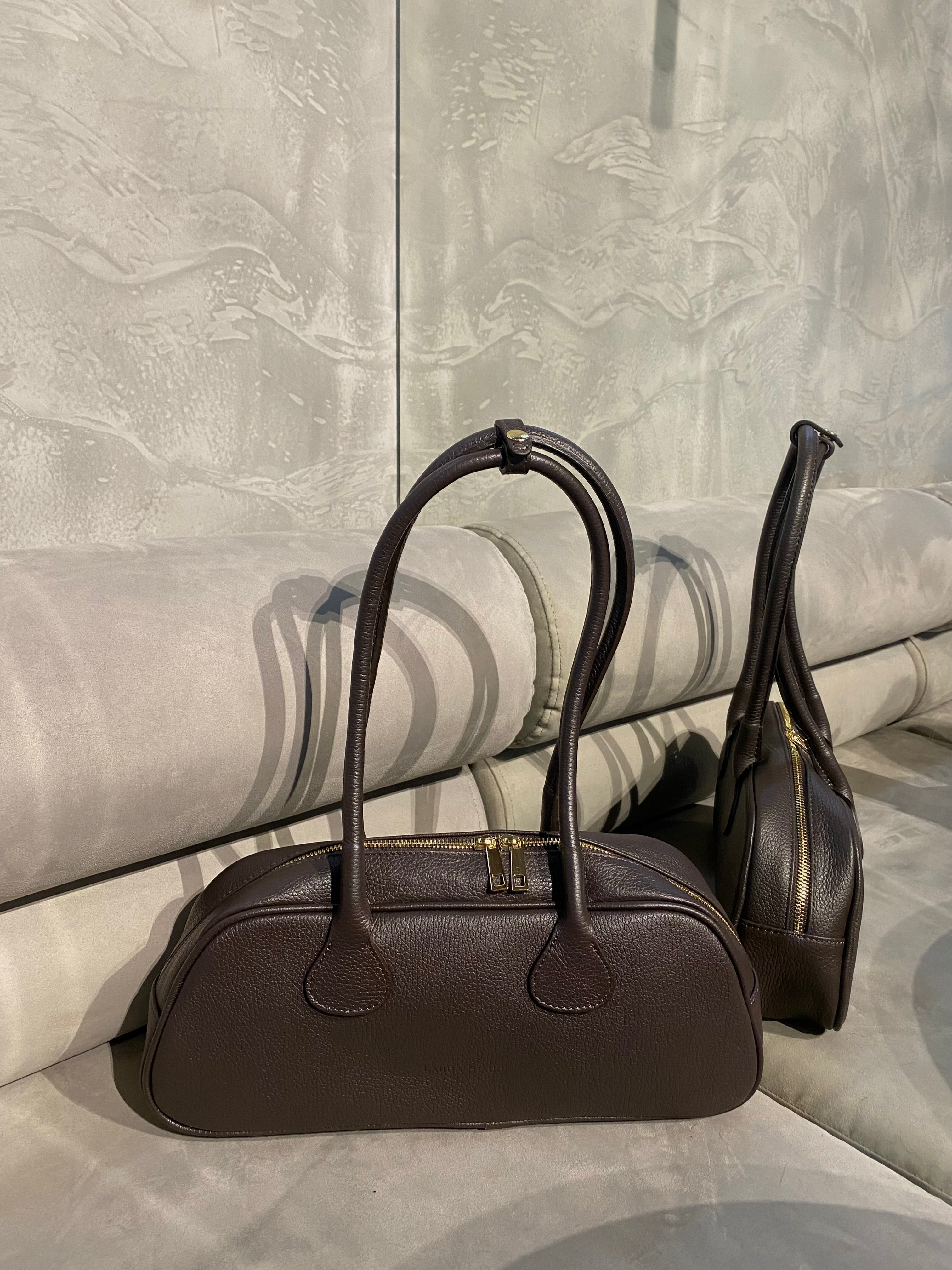 Natūralios odos rankinė ruda „Arden Leather Bag“