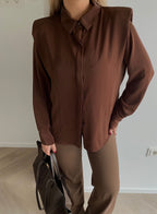 Šokoladiniai marškiniai su petukais “Power Shirt Chocolate”