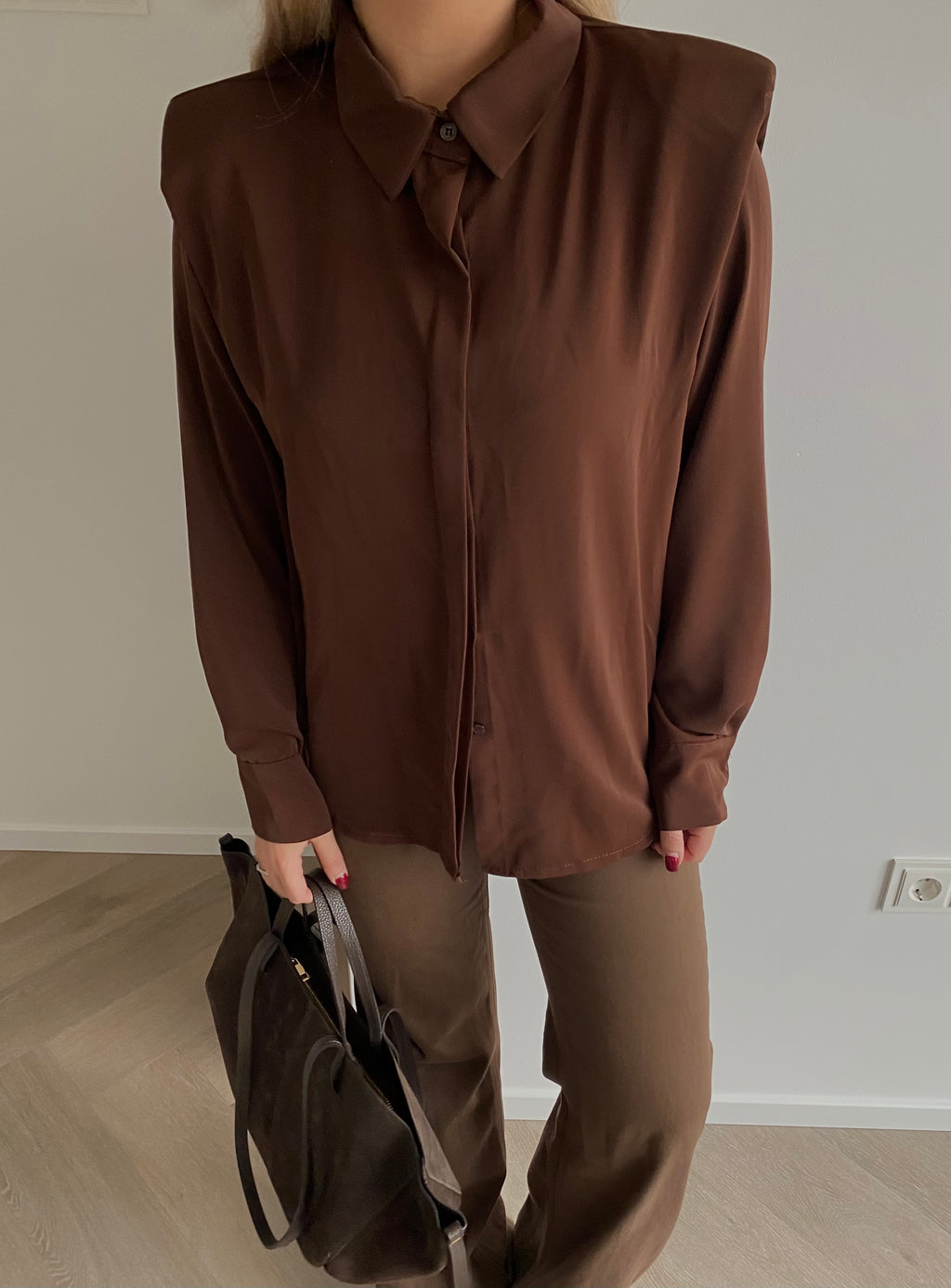 Šokoladiniai marškiniai su petukais “Power Shirt Chocolate”