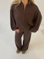 Stilingas megztas komplektas su vilna “Wool Chic Chocolate Set”