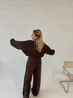 Stilingas megztas komplektas su vilna “Wool Chic Chocolate Set”