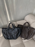 PREORDER: Natūralios odos rankinė „Luna Choco“