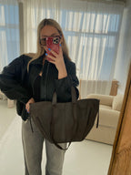 PREORDER: Natūralios odos rankinė „Luna Choco“