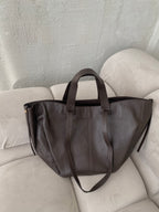 PREORDER: Natūralios odos rankinė „Luna Choco“