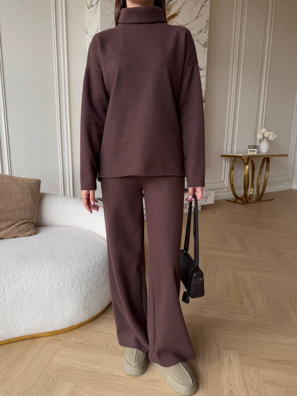 PREORDER: Šokoladinis angoros kostiumas “Chocolate Angora Luxury Set”