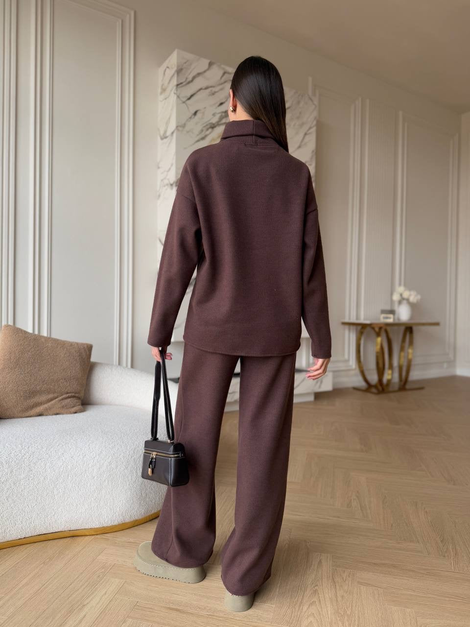 PREORDER: Šokoladinis angoros kostiumas “Chocolate Angora Luxury Set”