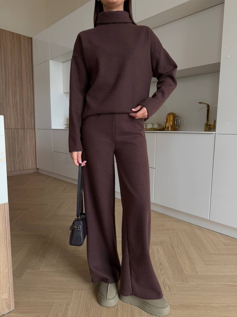 PREORDER: Šokoladinis angoros kostiumas “Chocolate Angora Luxury Set”