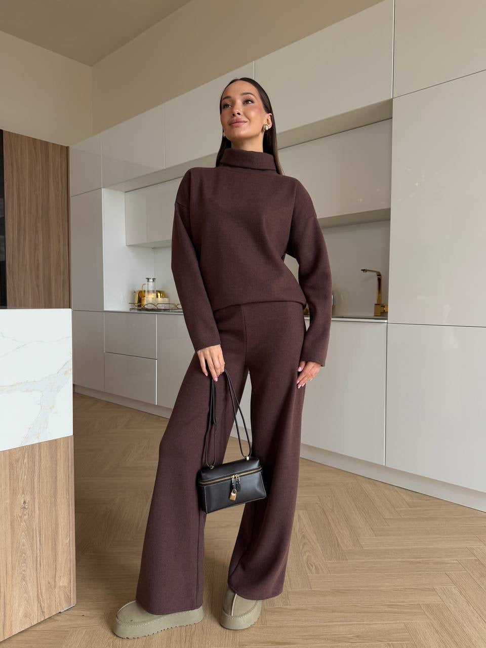 PREORDER: Šokoladinis angoros kostiumas “Chocolate Angora Luxury Set”