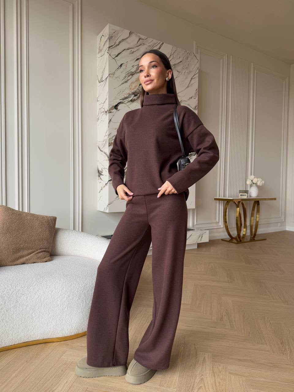 PREORDER: Šokoladinis angoros kostiumas “Chocolate Angora Luxury Set”