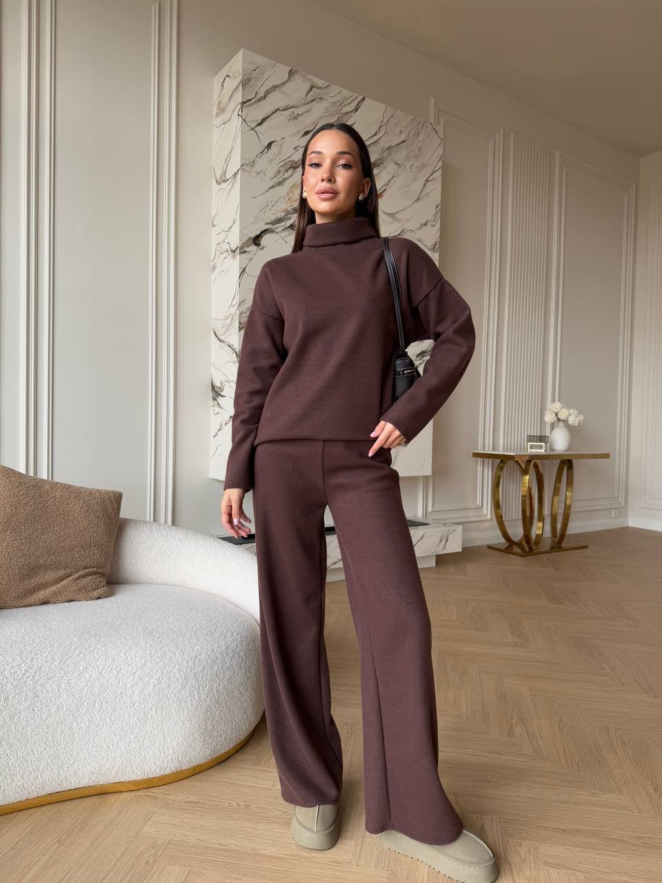 PREORDER: Šokoladinis angoros kostiumas “Chocolate Angora Luxury Set”