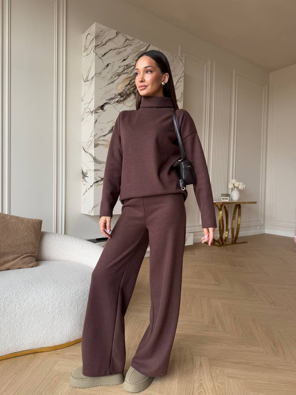 PREORDER: Šokoladinis angoros kostiumas “Chocolate Angora Luxury Set”