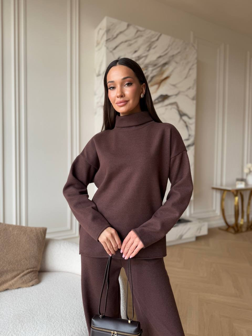 PREORDER: Šokoladinis angoros kostiumas “Chocolate Angora Luxury Set”