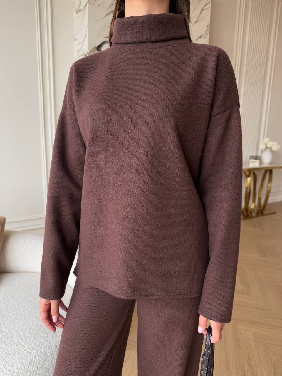 PREORDER: Šokoladinis angoros kostiumas “Chocolate Angora Luxury Set”