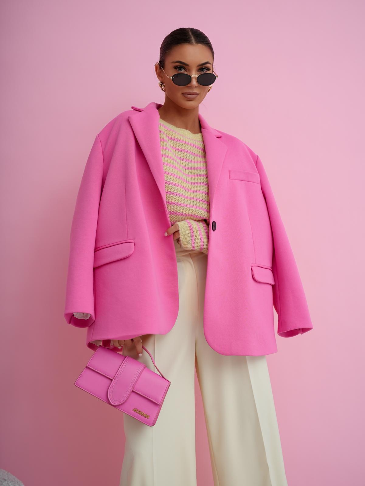 Dryžuotas jaukus megztinis su vilna „Yellow Cozy Stripe Knit“